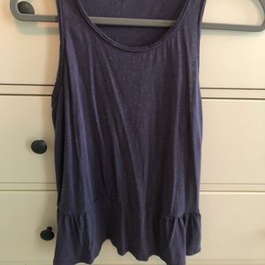 Purple babydoll tank